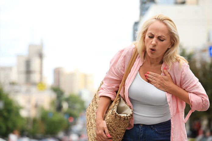 Symptoms of myocardial infarction in women