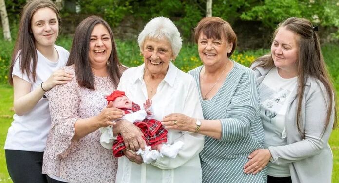 Im a lucky woman becomes five grandmother at years old webp