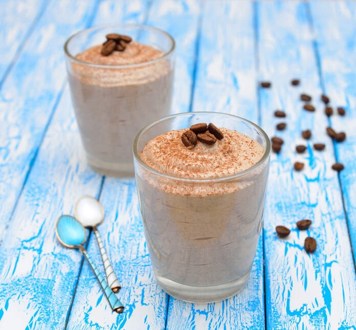 Tofu and chocolate mousse a fitness dessert that you will