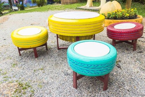 ways to use old tires
